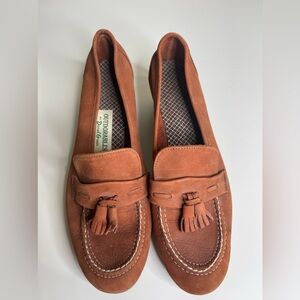 ⭐️Vintage Daniel Green Outdorables Tan Leather Shoes Size 7.5